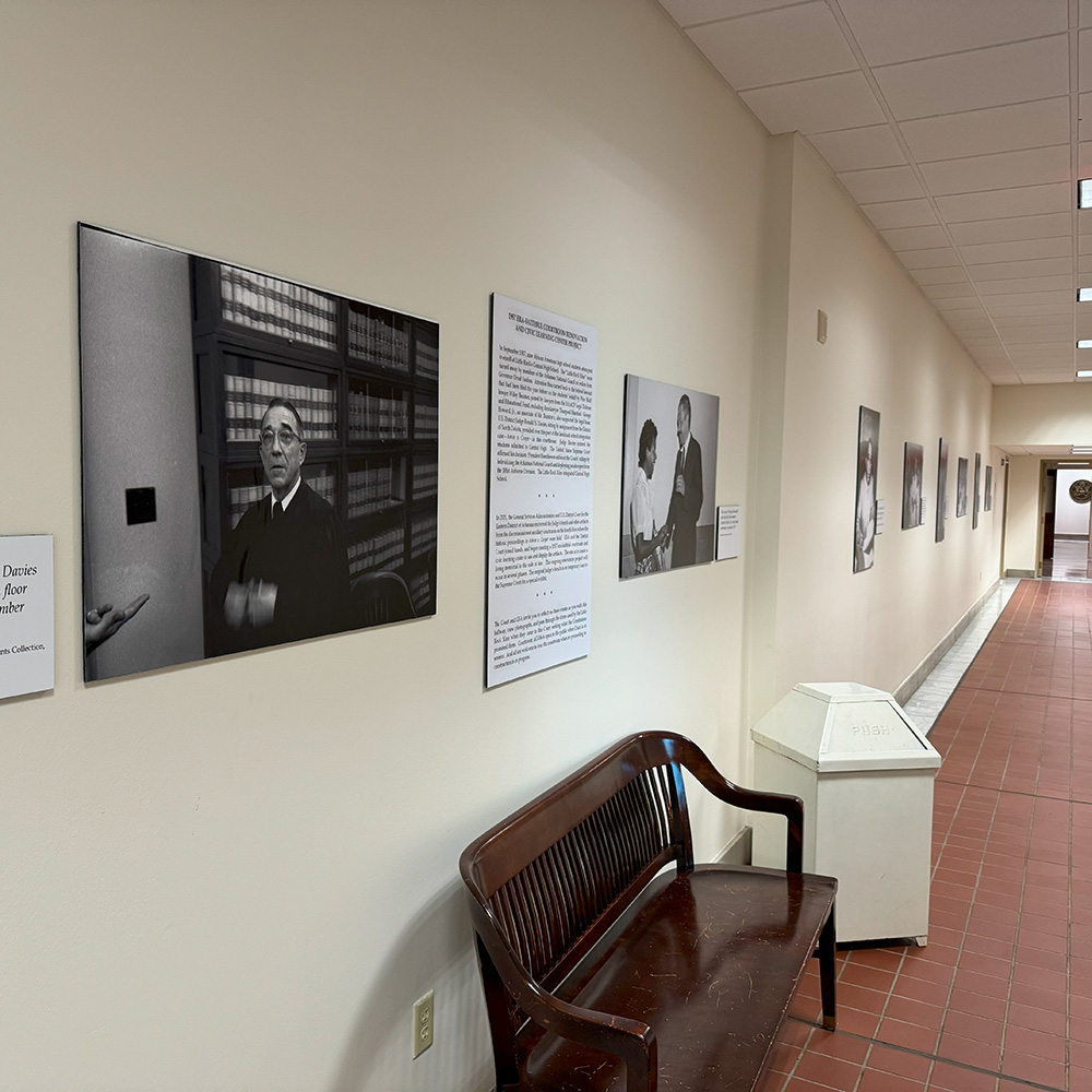 Exhibit hallway